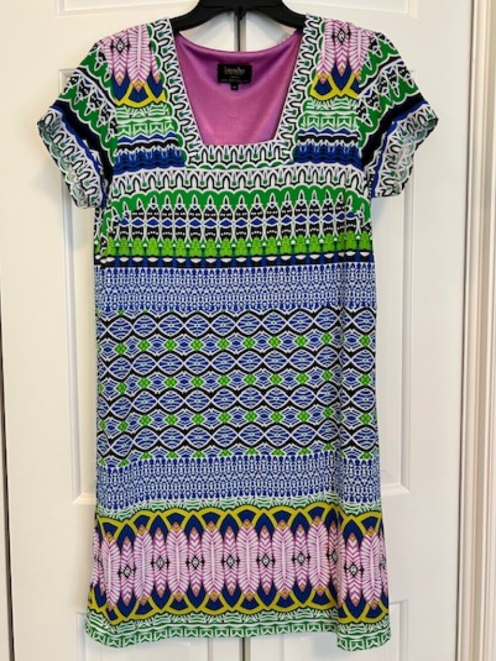 Laundry by Shelli Segal Vibrant Print Shift Dress | Size MP